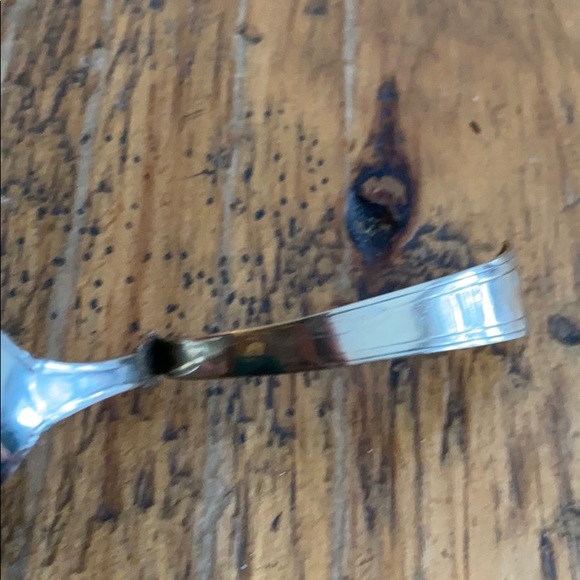 Unique repurposed spoon bracelet, blue stone. - Picture 3 of 3